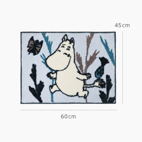 ムーミン バスマット おさんぽ 45×60cm.|s9